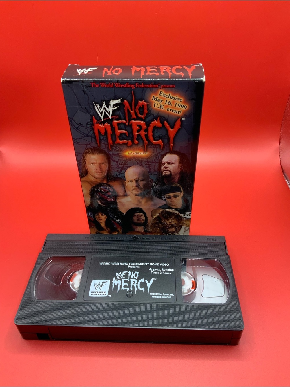 WWE No Mercy 1999 VHS Tape  (1140)